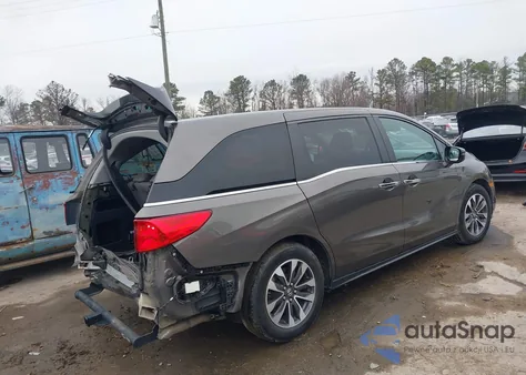 2022 Honda Odyssey Ex-L z USA, uszkodzony, nr VIN 5FNRL6H78NB035493